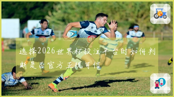 选择2026世界杯投注平台时如何判断是否官方正规可信